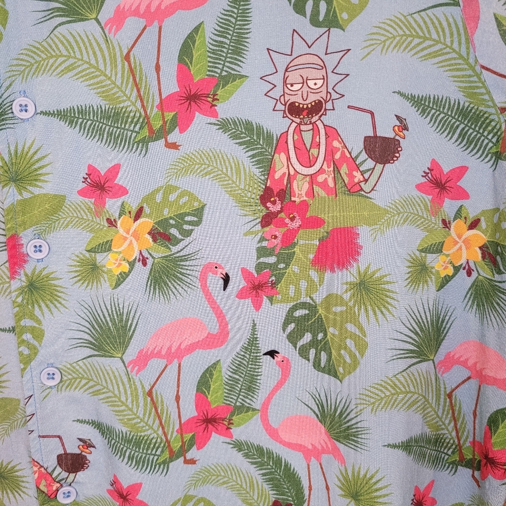 Rick and Morty button up - Picture 3 of 9
